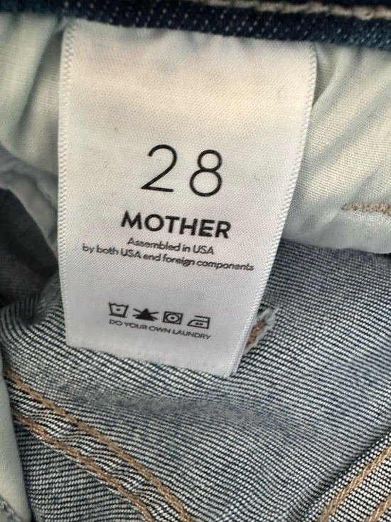 MOTHER The Hustler Ankle Fray in “Grasping at Straws,” size 28. - Picture 5 of 6